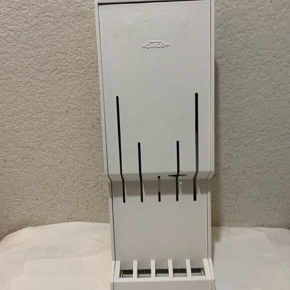 CUTCO Knife Rack Kitchen Storage 5 Slot Plastic Holder For Wall or Drawer - Picture 2 of 7